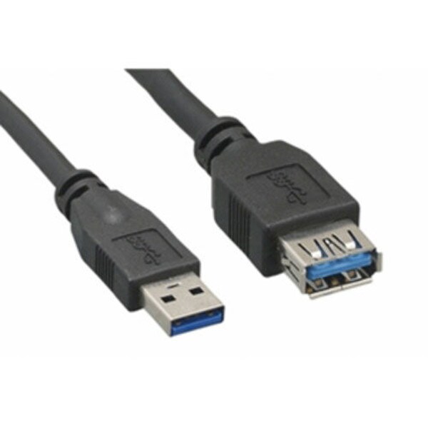 Main product image for 15 Feet Black USB 3.0 A Male/A Female Extension Cable 76493